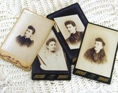 1890s Cabinet Card Photos of Pretty Ladies