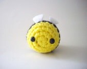 Amigurumi Crochet Yellow Bumble Bee
