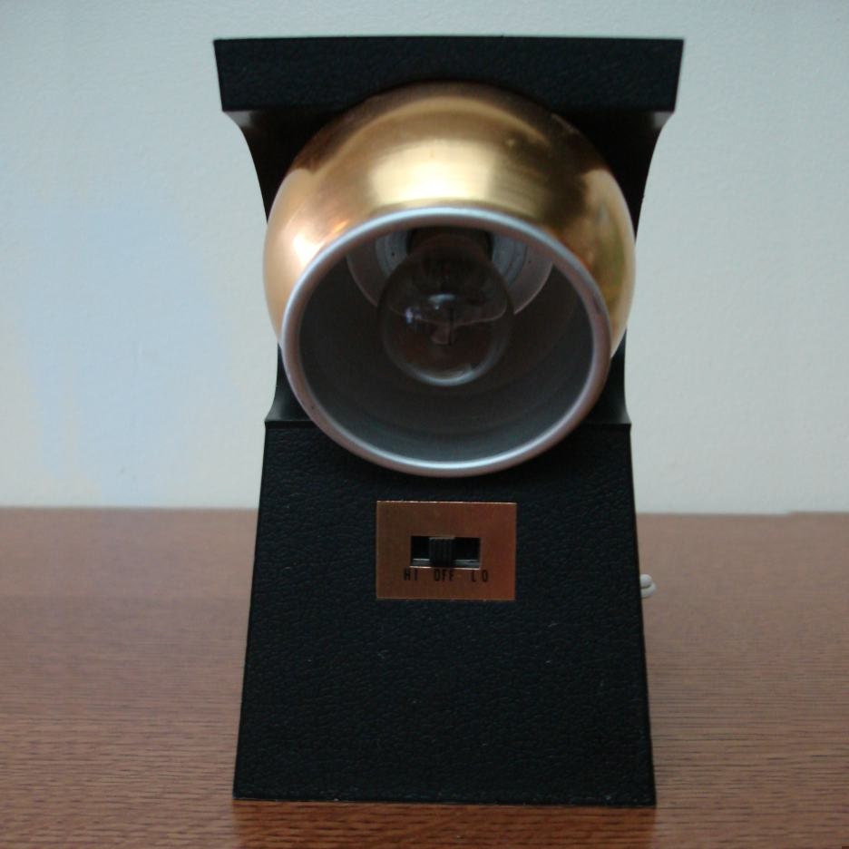 Vintage Mod Eyeball Compact Desk Lamp 1970s