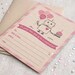 Robot Party Invitations, Set of 12 - Brown and Magenta Pink For Girls, Fill In, Eco Friendly Printed - Birthday Party, Shower