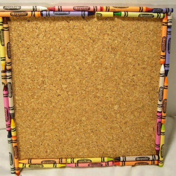 Crayon Cork Board