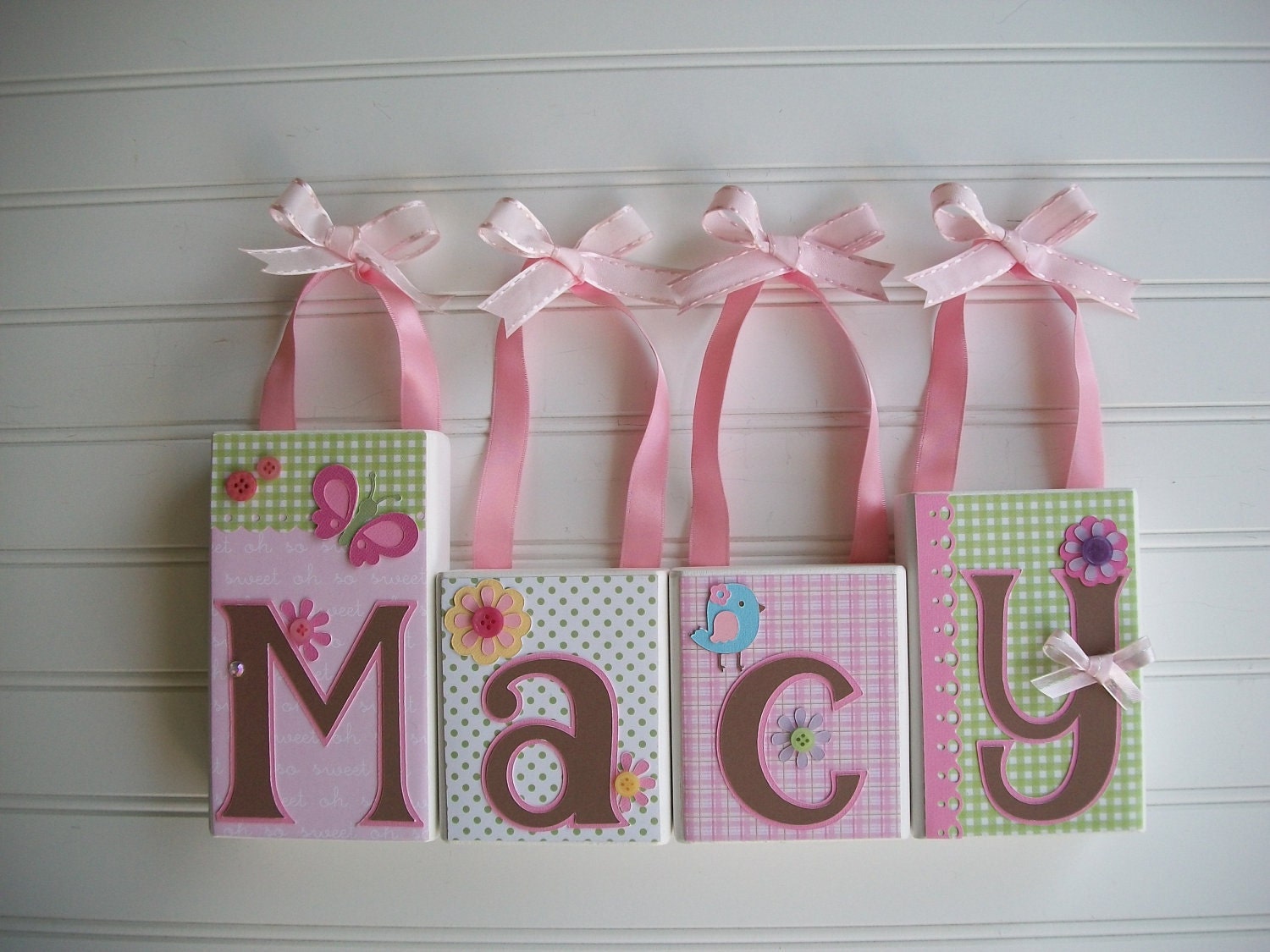 Personalized Letter Blocks for Baby M2M Pottery Barn Hayley