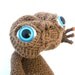 RESERVED Custom E.T plush amigurumi for Ashlyn