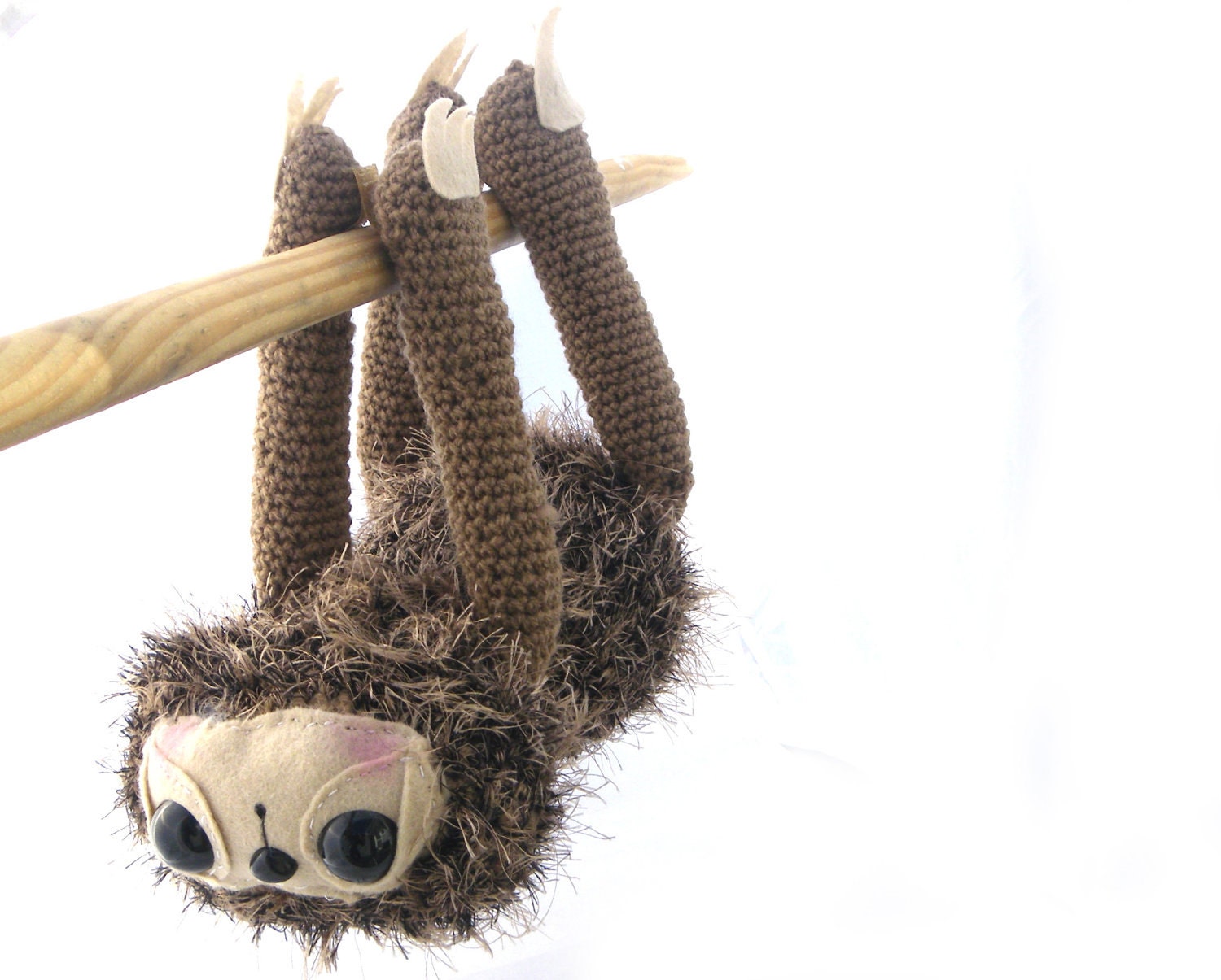 stuffed christmas sloth