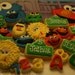 Sesame Street Inspired Mini Sugar Cookies