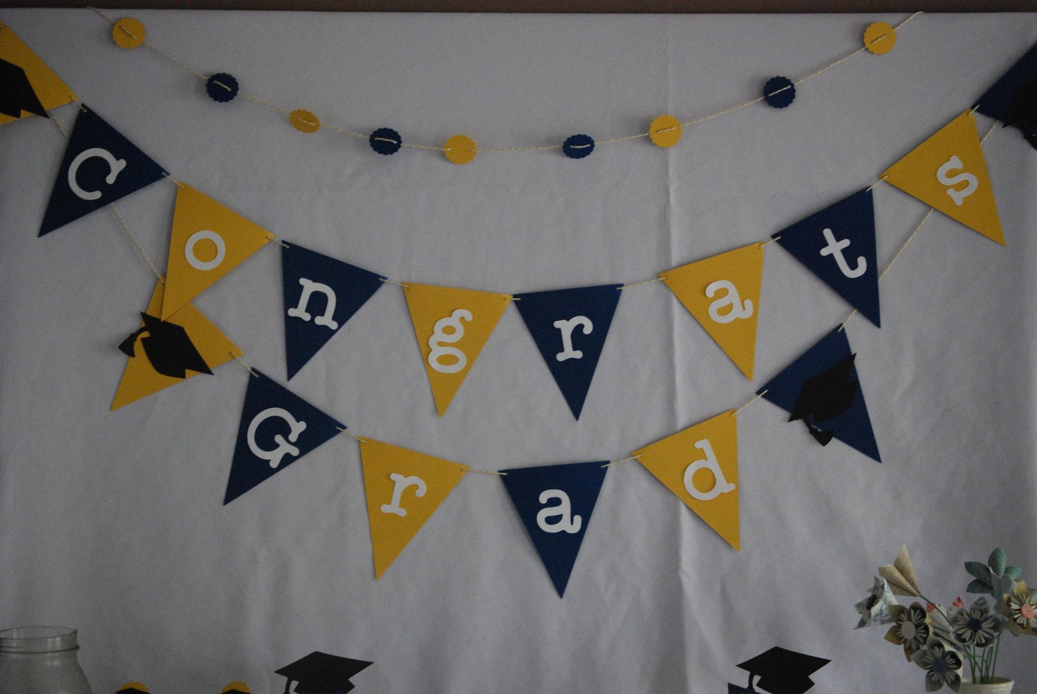 Congrats Grad Bunting, Graduation Banner, Graduation Decorations