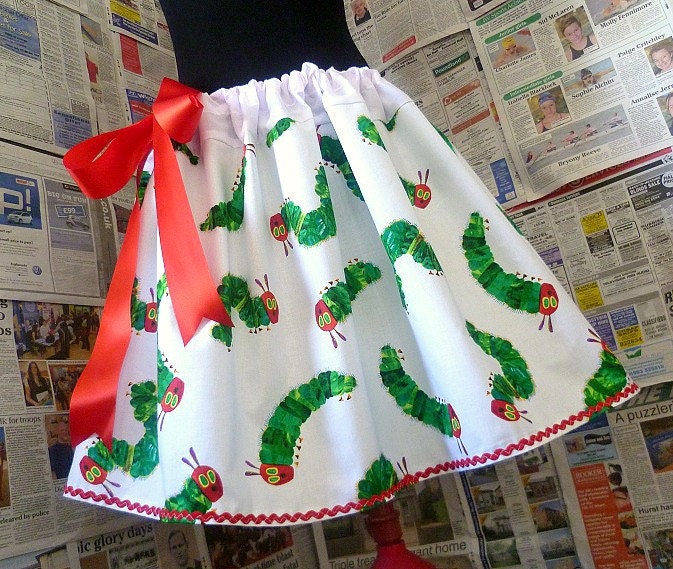 Very Hungry Caterpillar, Womens Skirts, Novelty Womens Skirts, Womens Clothing, ROOBYS,