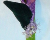 Silk Clip Headband Hair Fascinator Lavender Calla Lily and Lime