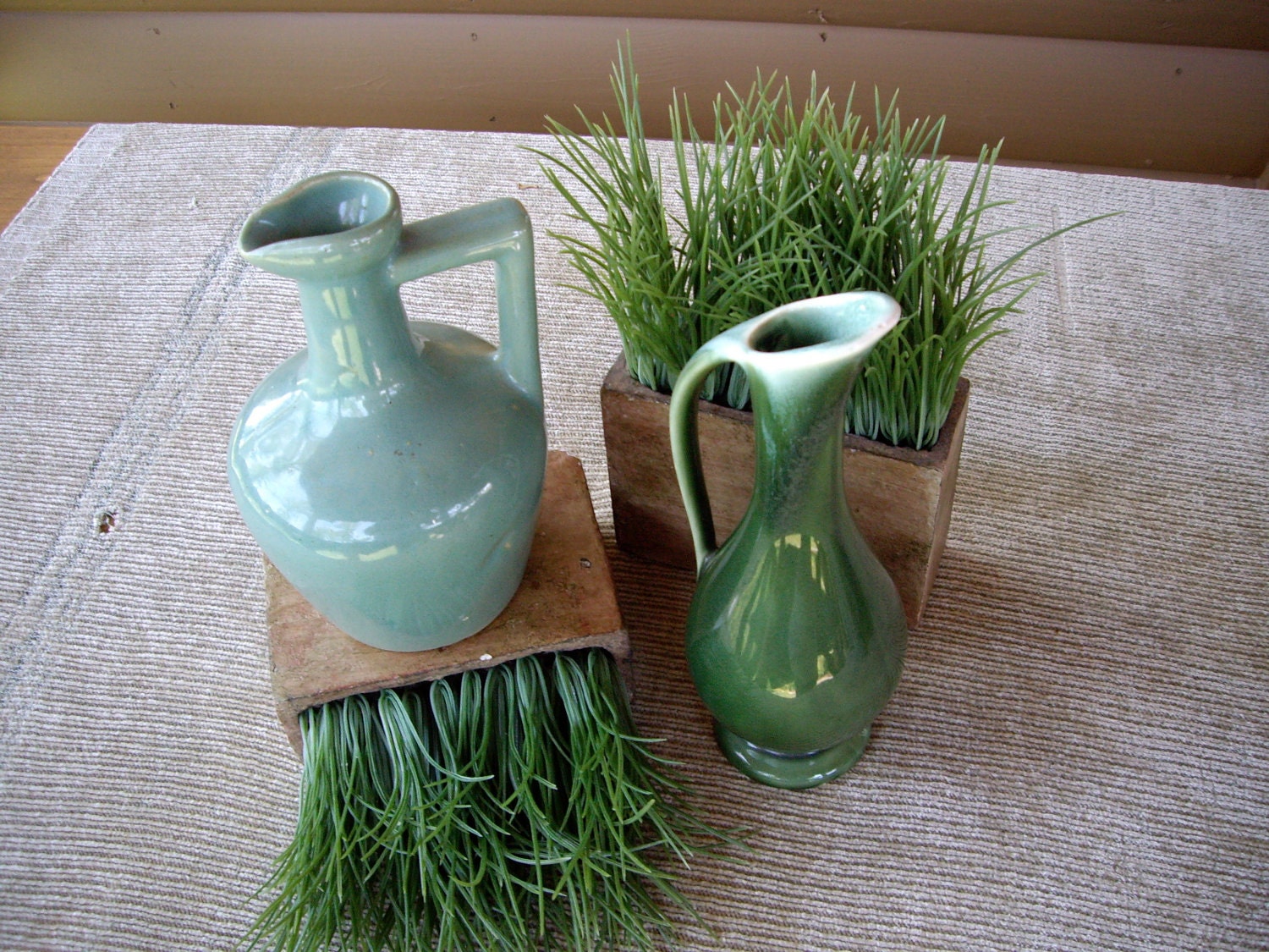 USA Pottery California Two Jugs