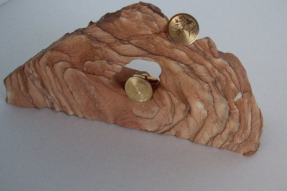 Desert Rose Cuff Links 1950s