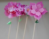 Pink Party photo prop paper flowers Il_170x135