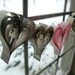Heart garland banner Pretty in Pink