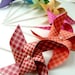 Pinwheels GINGHAM RAINBOW set of 7 mini pinwheels...
