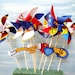 Super Hero set of 8 Large Pinwheels