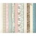 Shabby chic pinwheels set of 6