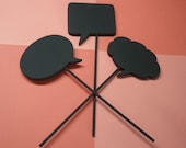 Chalkboard Wedding Props set of 3 - ChalkJunkie Chalkboard Wedding Props set of 3 - ChalkJunkie