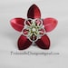 Customized Aluminum Flower Barrettes