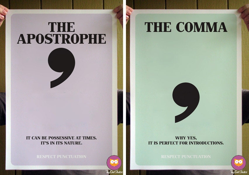 Respect Punctuation Series - Choose 1 print