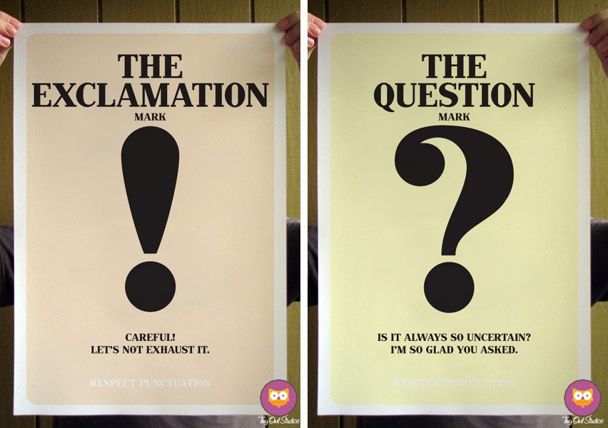 Respect Punctuation Series - Choose 1 print