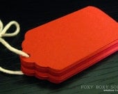 Tags: Dark & Light Red - set of 24