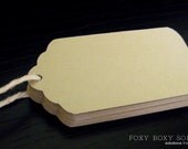 Tags: Light Gray - set of 24