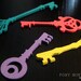 Vintage Keys Set 1: Die cuts for Scrapbooking and Crafting, set of 20 (4 designs)
