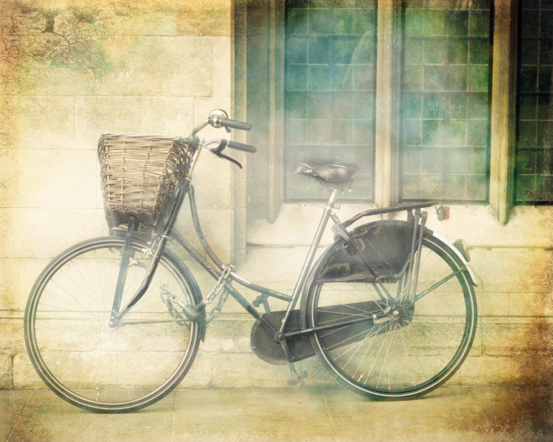 London Photography -Ride Away - Fine Art Photography Print 0f bicycle in London, England 8x10
