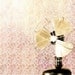 Retro - Fine Art Photography Print of a Vintage Fan Against Retro Pink Wallpaper