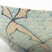 Ceramic Bowl with Blue and Salmon Pattern