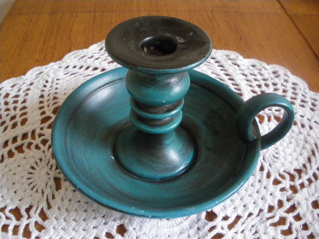 Haeger Pottery 3057 Candle Holder by TheSnapDragonsLair on Etsy
