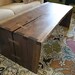Natural edge coffee table.
