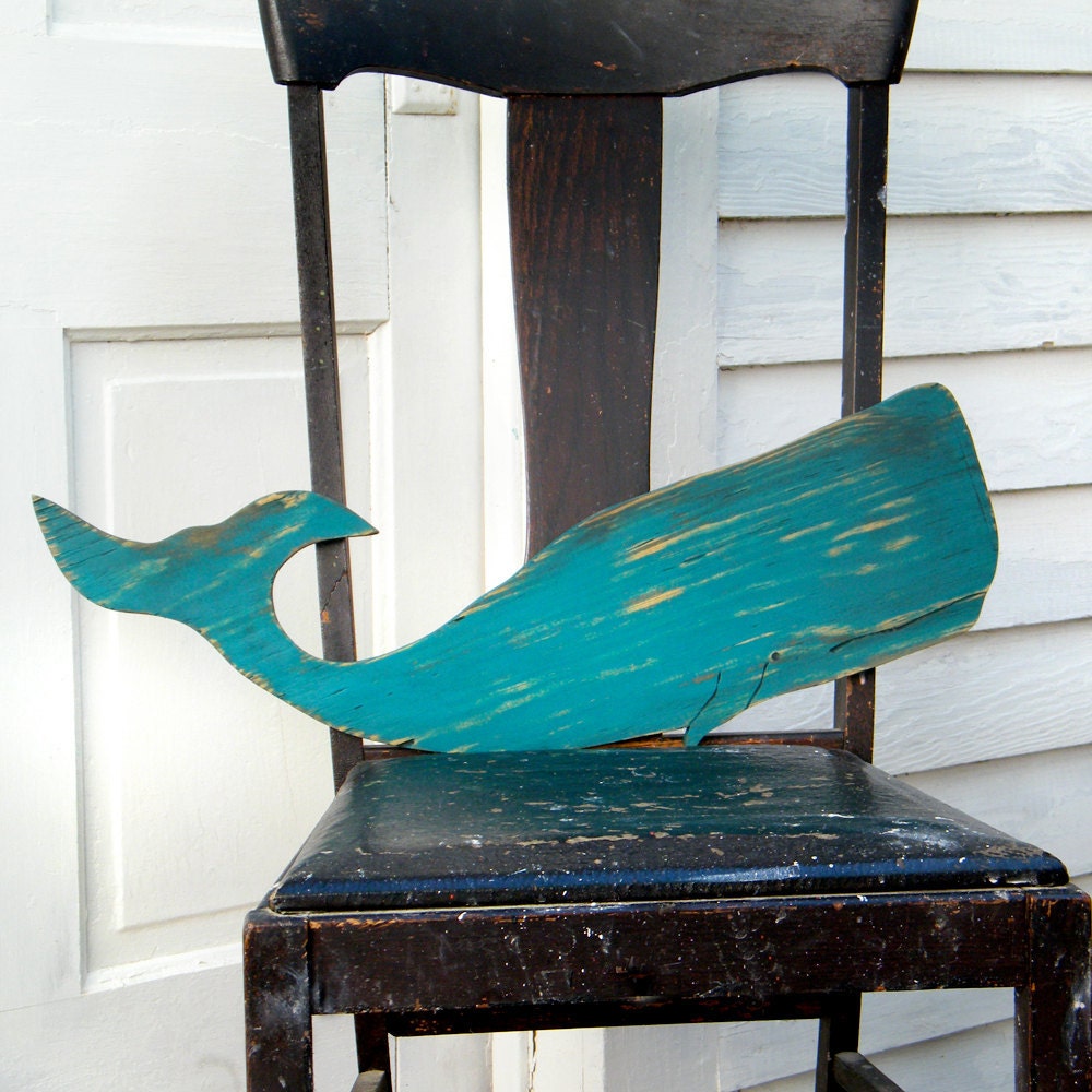 Whale Beach Decor Larger Moby Sperm Whale Fish Ocean Coastal Decor Nautical Decor