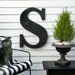 24" Extra Large Letter Large Wood Letters Shabby Chic Rustic