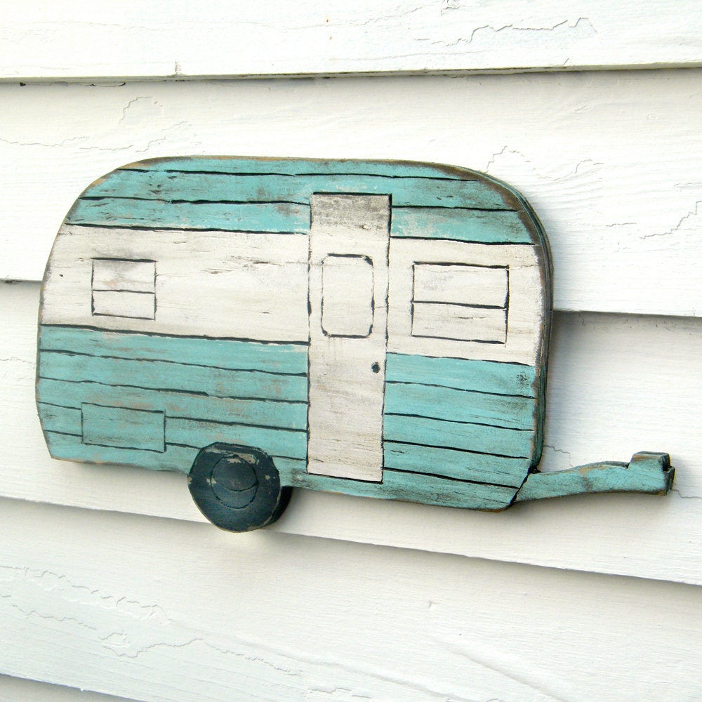 Camper Sign Weekend Beach Getaway Outdoor