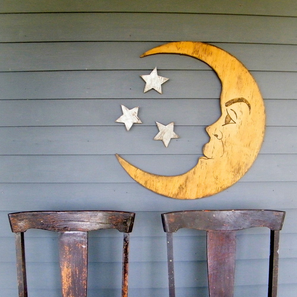 Moon Sign Nursery Decor Man in the Moon Large Scale Crescent Moon Photo Prop