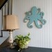 Octopus Wooden Sign Beach Coastal Wall Art