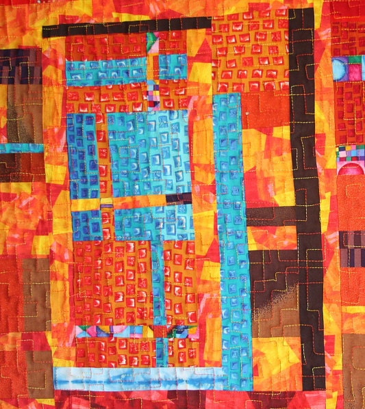 Abstract Home Decor Absract Quilt Wall Hanging Art Patchwork Quilt