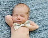 Yellow & Green Plaid Bow Tie - Boy's Spring Tie