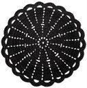 Hooked Design lace rug 90 cm