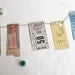 Vintage ephemera inspired paper garland, travel tickets and memorabilia - Sweet Stay At Home