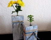 Rustic Test tube Bud vase