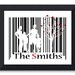 OOAK Personalized Family Barcode Art - Secret Message with Custom Names 8 X 10-Wall Decor- Geekery
