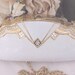 Gorgeous White Evening Bag Purse Minaudiere with Austrian Crystals PROM