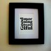 LOVE quote -Good Morning Beautiful- Black Hand Pulled Screen Print 8X10