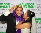 Photo Booth backdrop custom Step and Repeat Banner DIY photo booth 