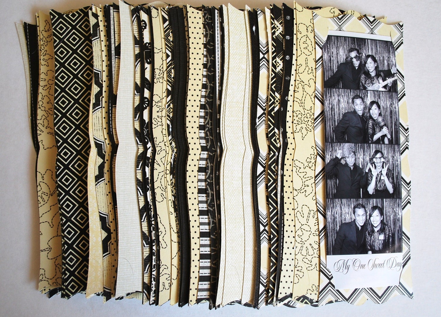 Photo Booth 2x6 Card Strip Frames Wedding Party Favors
