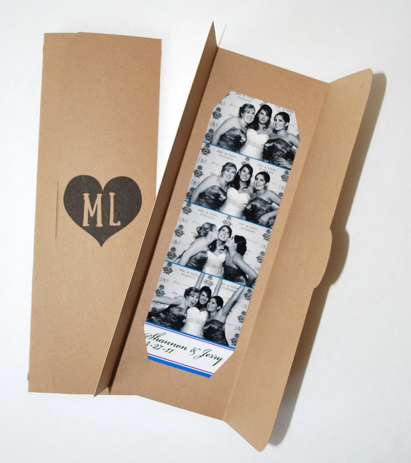 Eco Chick Photobooth Photo-Strip Picture Holders Wedding Party Favor stom listing for Dthedore