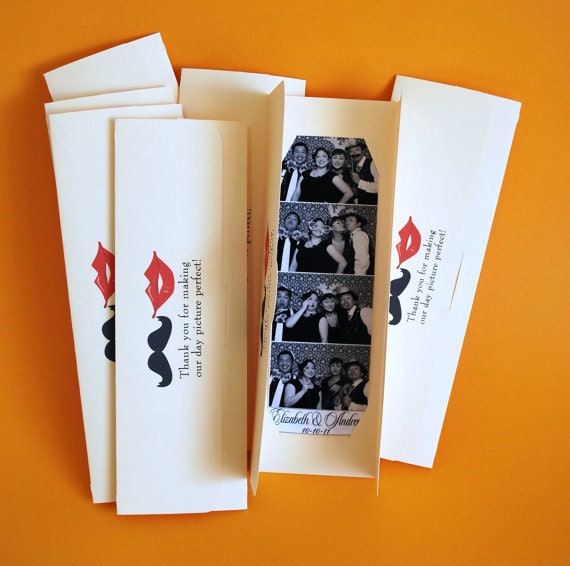 SALE Photobooth Party Favor Protector Lips and Mustache design ustom listing for Vanessa Young