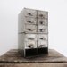 Vintage Industrial Catalog Tool Drawer Bin Metal Industrial Furniture Office Craft Supply Box Rustic Primitive Cabin Decor