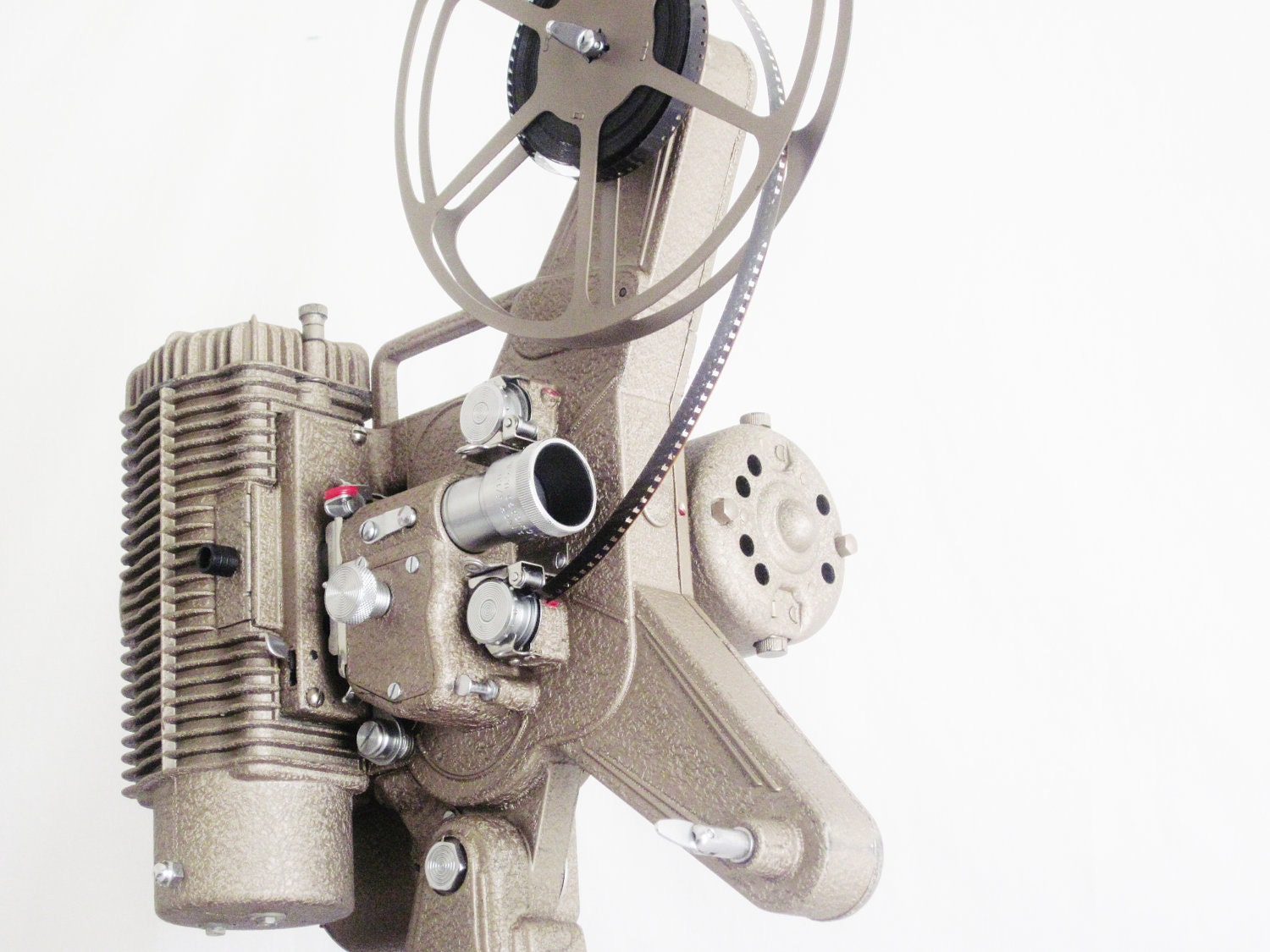 Vintage Keystone Movie Projector Film Reel Industrial Electronics Shabby French Cottage Rustic Cabin Art Deco Photo Prop